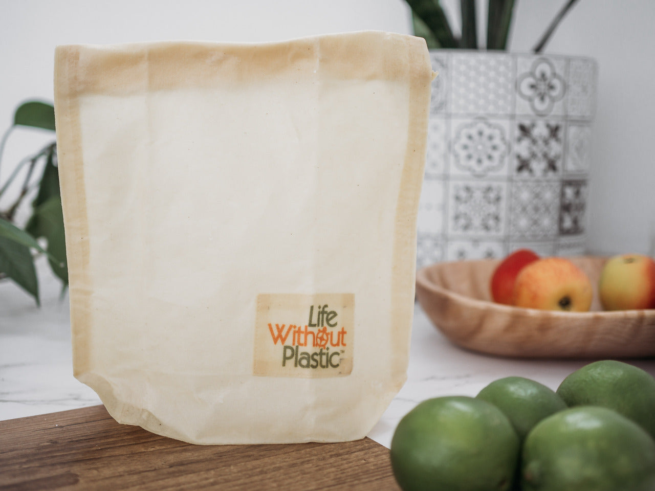 Sac ciré en coton biologique - Grand