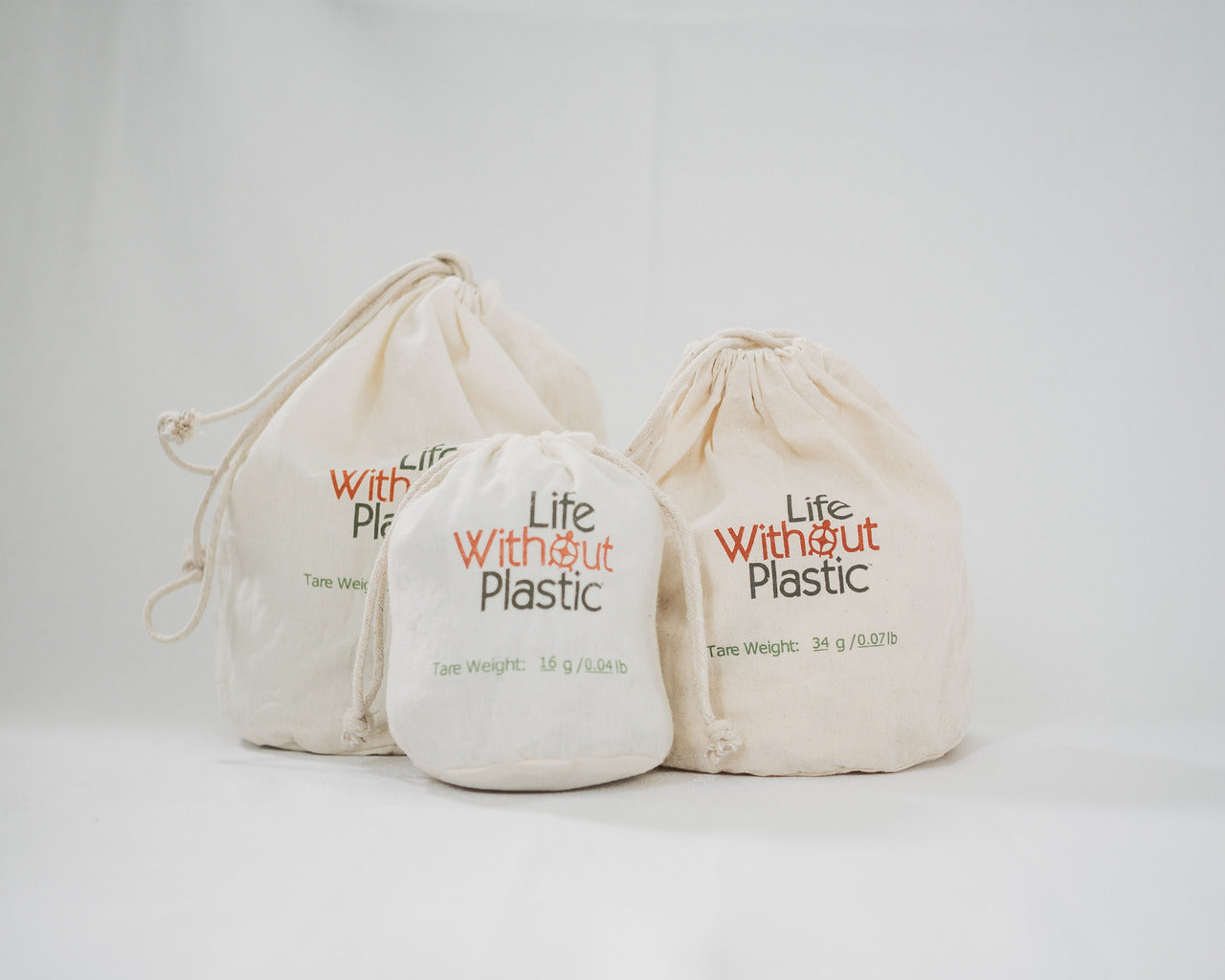 Sac en vrac à fond plat en coton biologique - Petit