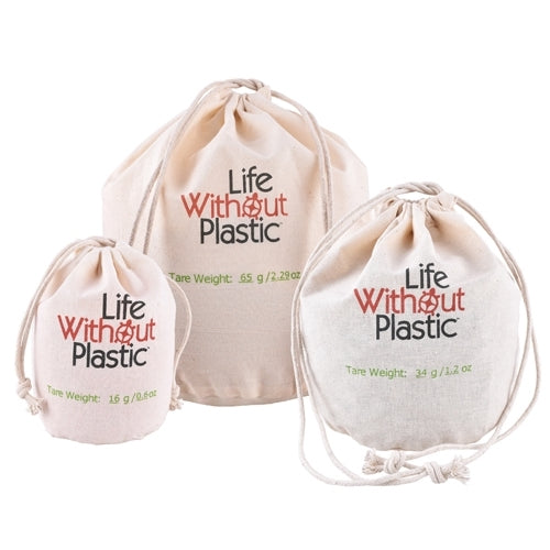 Sac en vrac à fond plat en coton biologique - Moyen