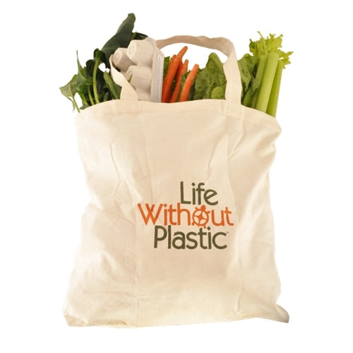 Organic Cotton Plastic Free Portable Shopping Bag