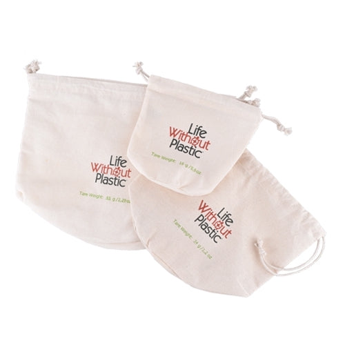 Sac en vrac à fond plat en coton biologique - Moyen