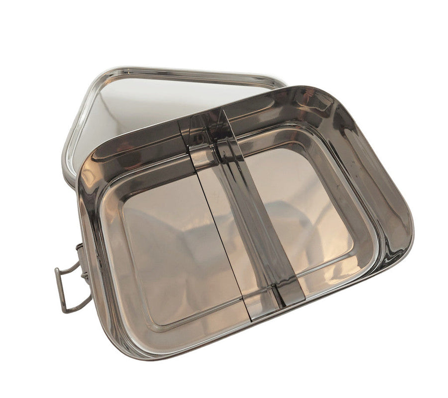 Stainless Steel Rectangular Food Storage Container - 1600 ml / 54 oz