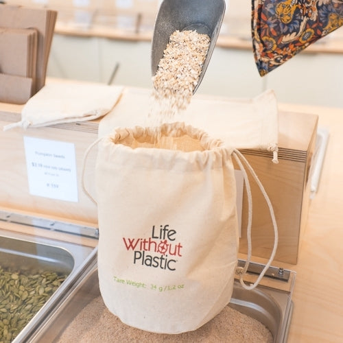 Organic Cotton Flat-Bottom Bulk Bag - Medium