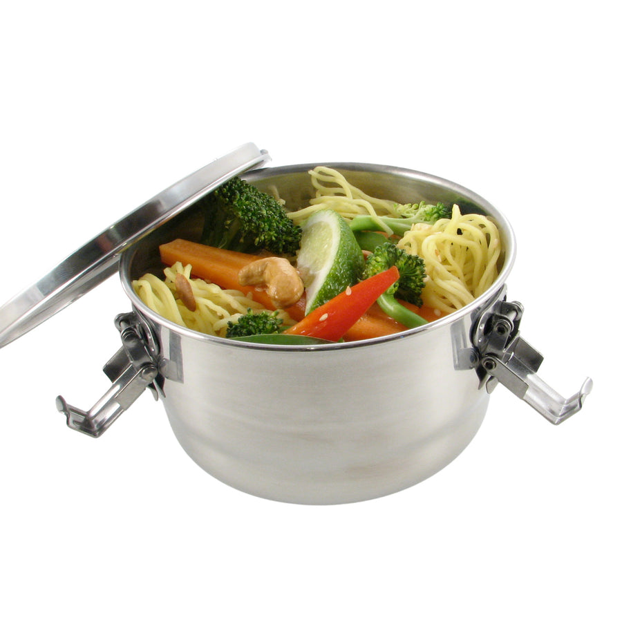 Stainless Steel Airtight Watertight Food Storage Container - 12 cm / 4.75 in